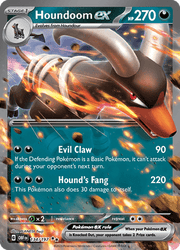 134 Houndoom ex - Obsidian Flames