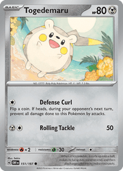 151 Togedemaru - Obsidian Flames
