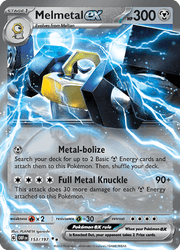 153 Melmetal ex - Obsidian Flames