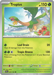 007 Tropius - Paldea Evolved