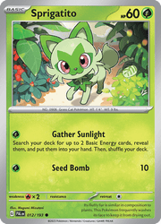 012 Sprigatito - Paldea Evolved