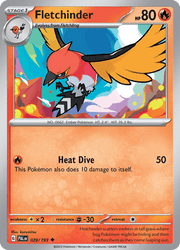 029 Fletchinder - Paldea Evolved