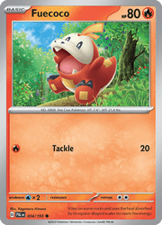 034 Fuecoco - Paldea Evolved