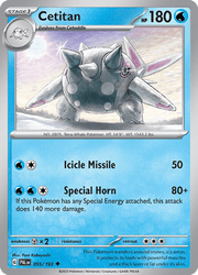 055 Cetitan - Paldea Evolved