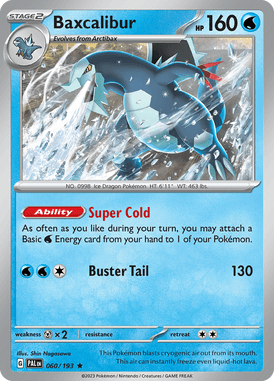 060 Baxcalibur - Paldea Evolved