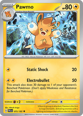 075 Pawmo - Paldea Evolved