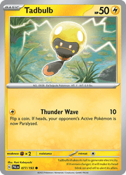 077 Tadbulb - Paldea Evolved
