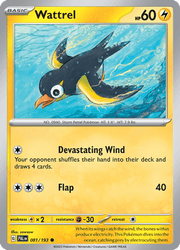 081 Wattrel - Paldea Evolved