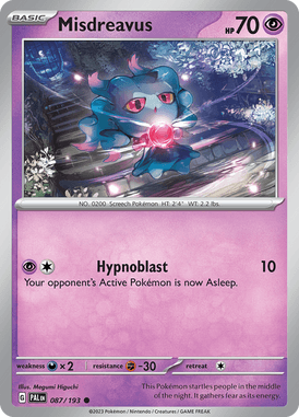 087 Misdreavus - Paldea Evolved