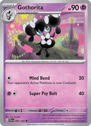 091 Gothorita - Paldea Evolved
