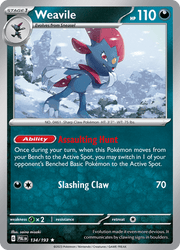 134 Weavile - Paldea Evolved