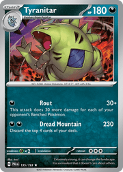 135 Tyranitar - Paldea Evolved