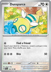 156 Dunsparce - Paldea Evolved
