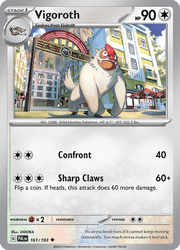 161 Vigoroth - Paldea Evolved