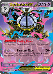 038 Mega Chandelure ex – Pitch Black