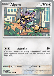 078 Aipom - Phantasmal Flames