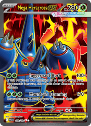 108 Mega Heracross ex - Phantasmal Flames