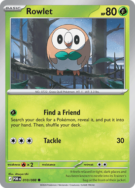010 Rowlet – Perfect Order