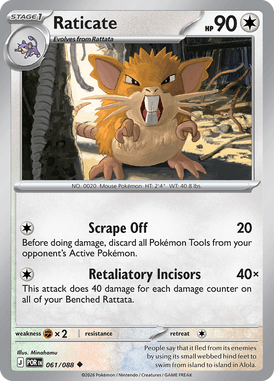 061 Raticate – Perfect Order