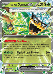 012 Teal Mask Ogerpon ex - Prismatic Evolutions