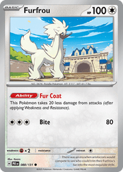 088 Furfrou - Prismatic Evolutions