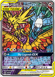 SM210 Moltres & Zapdos & Articuno GX - SM Black Star Promos Pokémon card