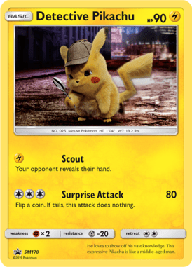Detective Pikachu – Sun & Moon Promo Card SMP 170