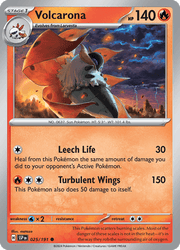 025 Volcarona - Surging Sparks
