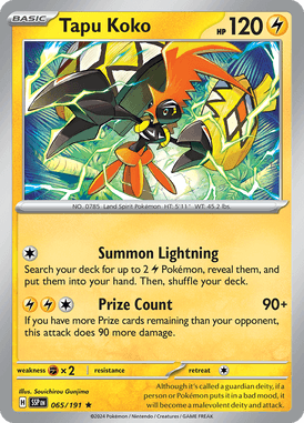 065 Tapu Koko - Surging Sparks