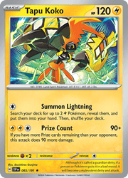 065 Tapu Koko - Surging Sparks