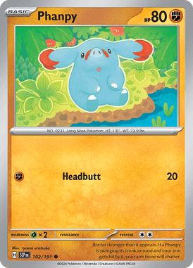 102 Phanpy - Surging Sparks