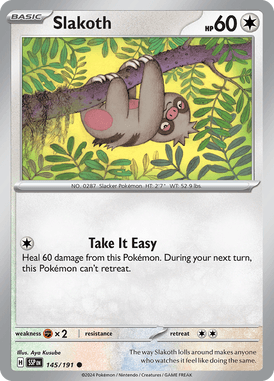 145 Slakoth - Surging Sparks