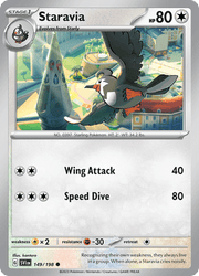 149 Staravia - Scarlet & Violet