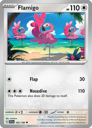 165 Flamigo - Scarlet & Violet