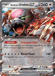 141 Bloodmoon Ursaluna ex - Twilight Masquerade