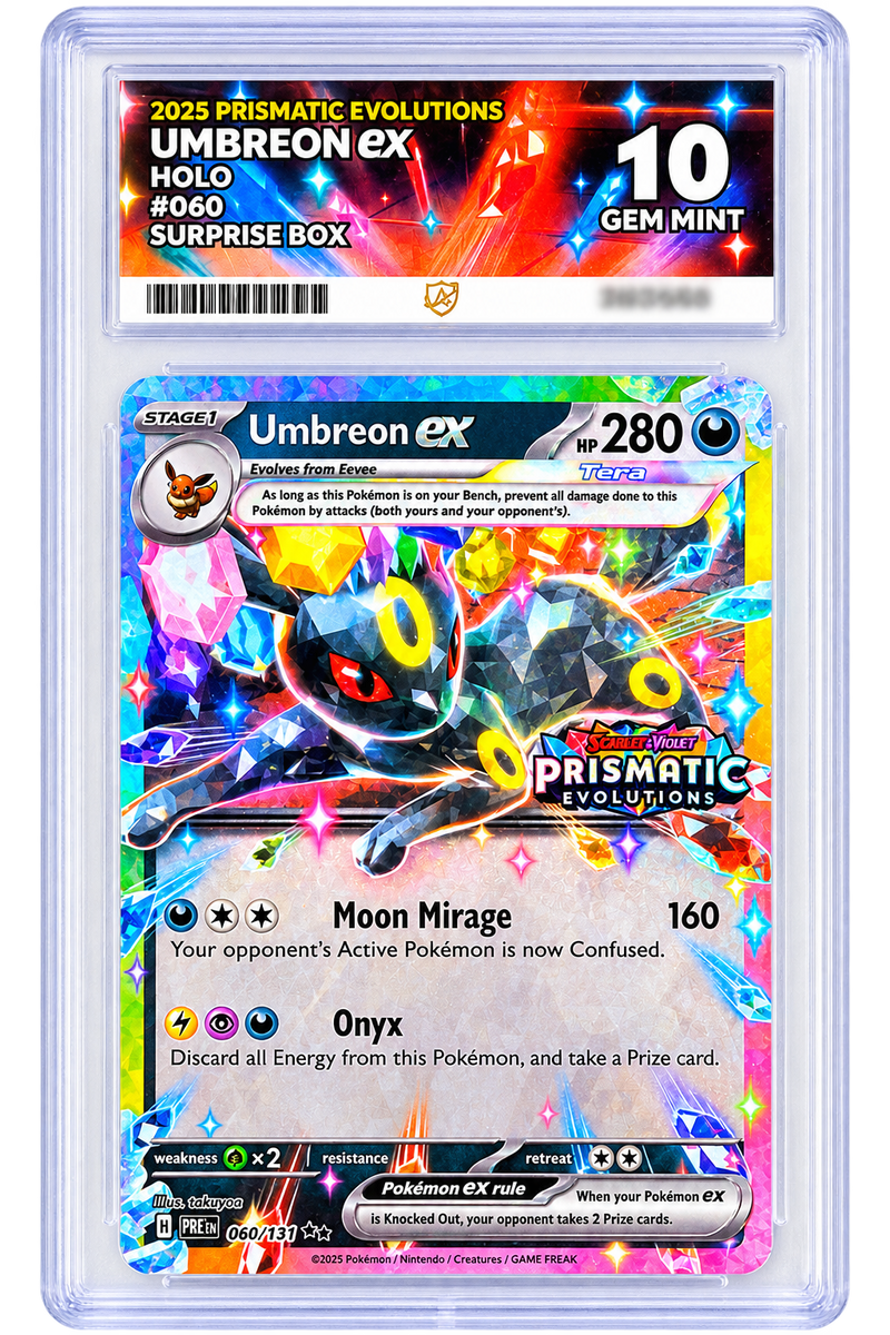 060 Umbreon ex - Prismatic Evolutions - ACE 10 (GEM MINT)