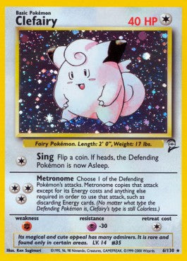 06 Clefairy - Base Set 2