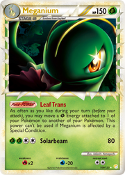 109 Meganium - HeartGold SoulSilver Pokémon card