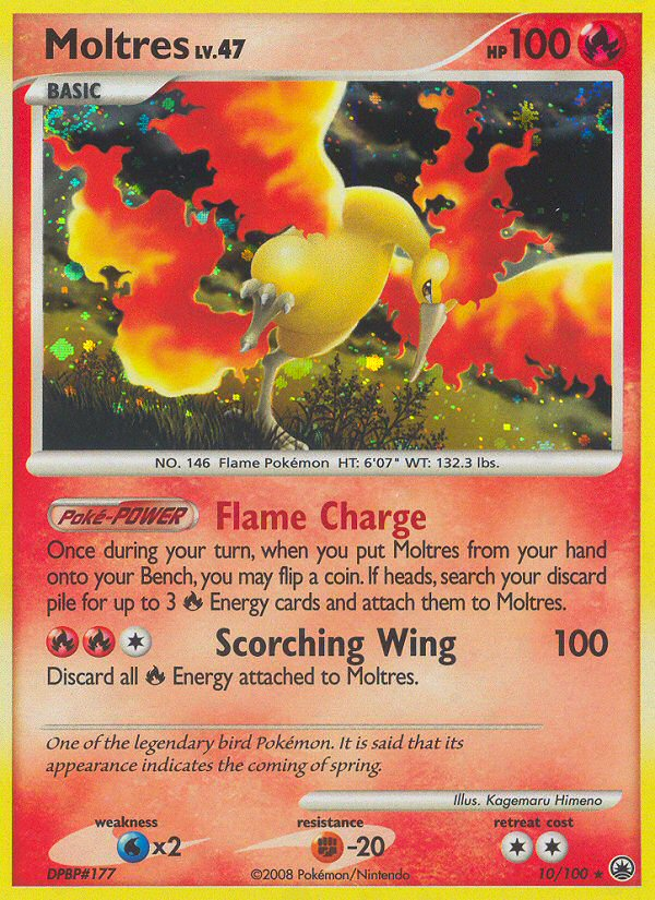 010 Moltres - Majestic Dawn Pokémon card