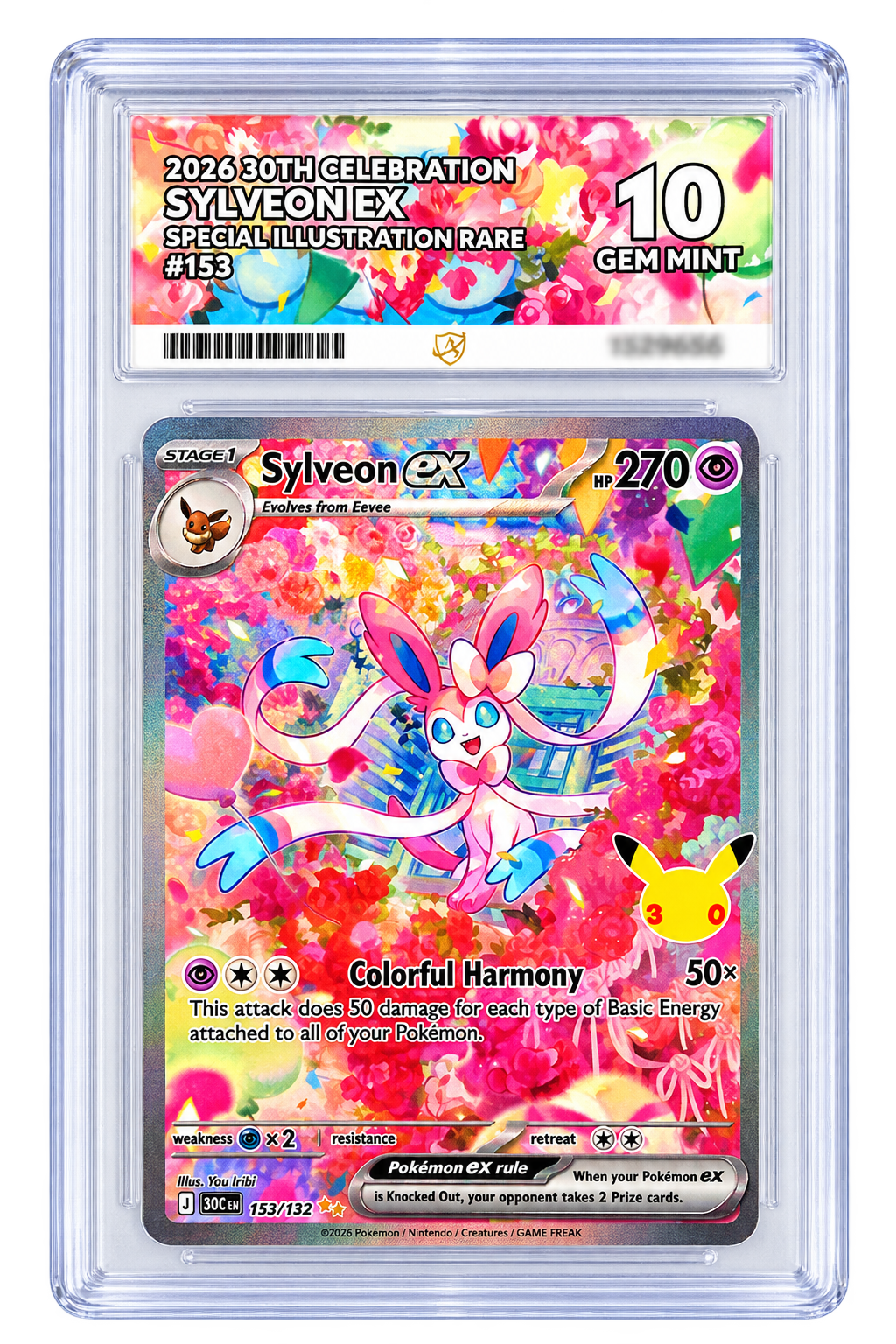 153 Sylveon - 30th Celebration Ace 10