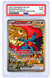 162 Roaring Moon ex - Prismatic Evolutions - PSA 09 (MINT)