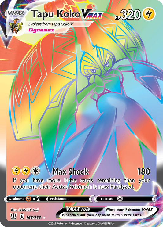Tapu Koko VMAX – Battle Styles BST 166