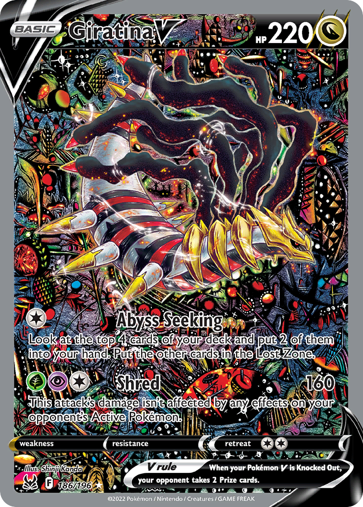Giratina V – Lost Origin LOR 186