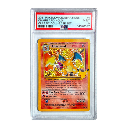 2021 Charizard Holo - Celebrations Classic Collection Base Set - PSA 9