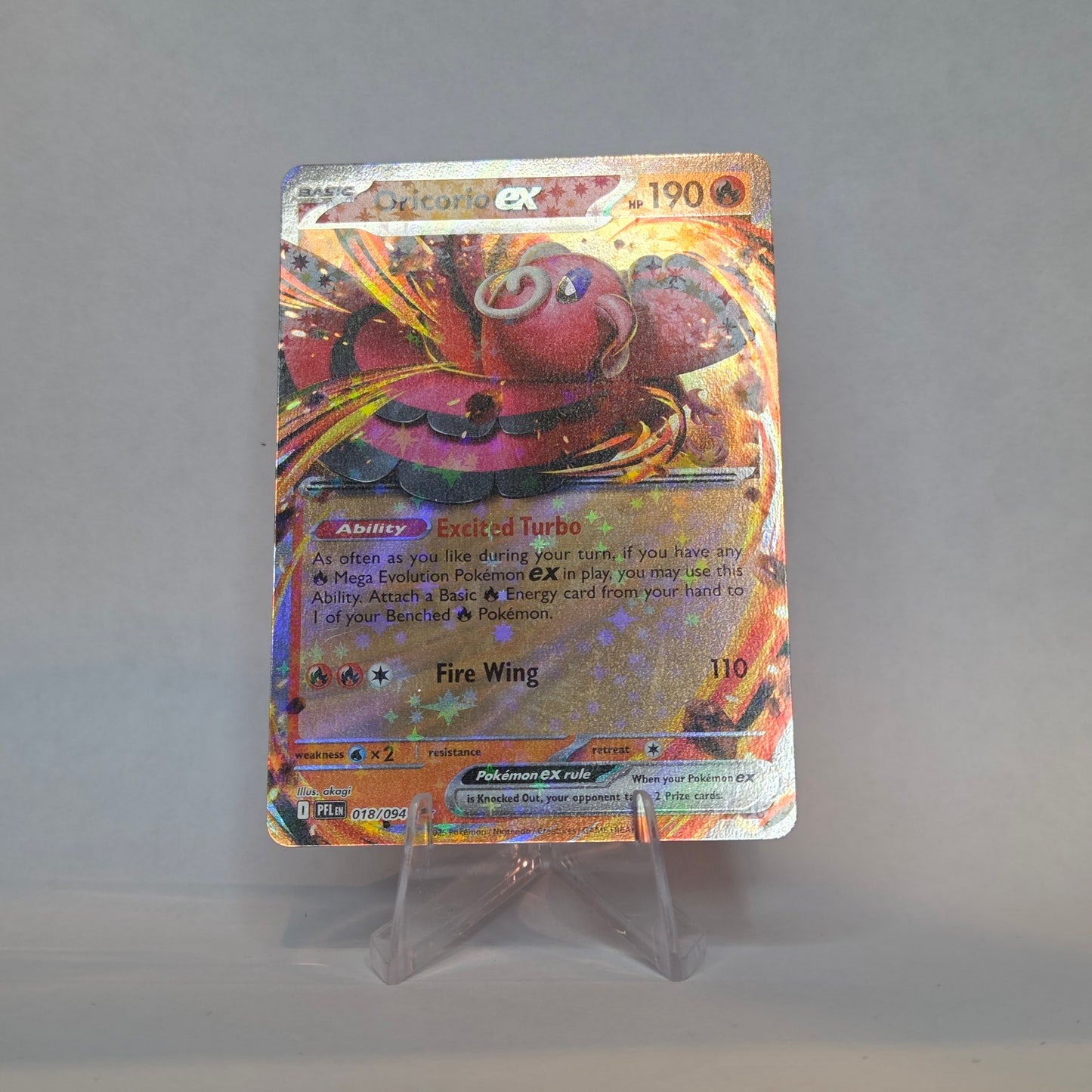 Oricorio ex #018 - Phantasmal Flames