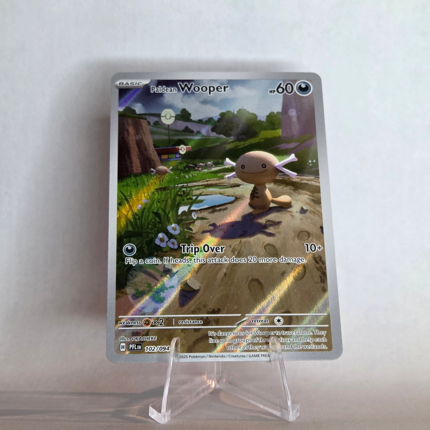 Paldean Wooper #102 - Phantasmal Flames