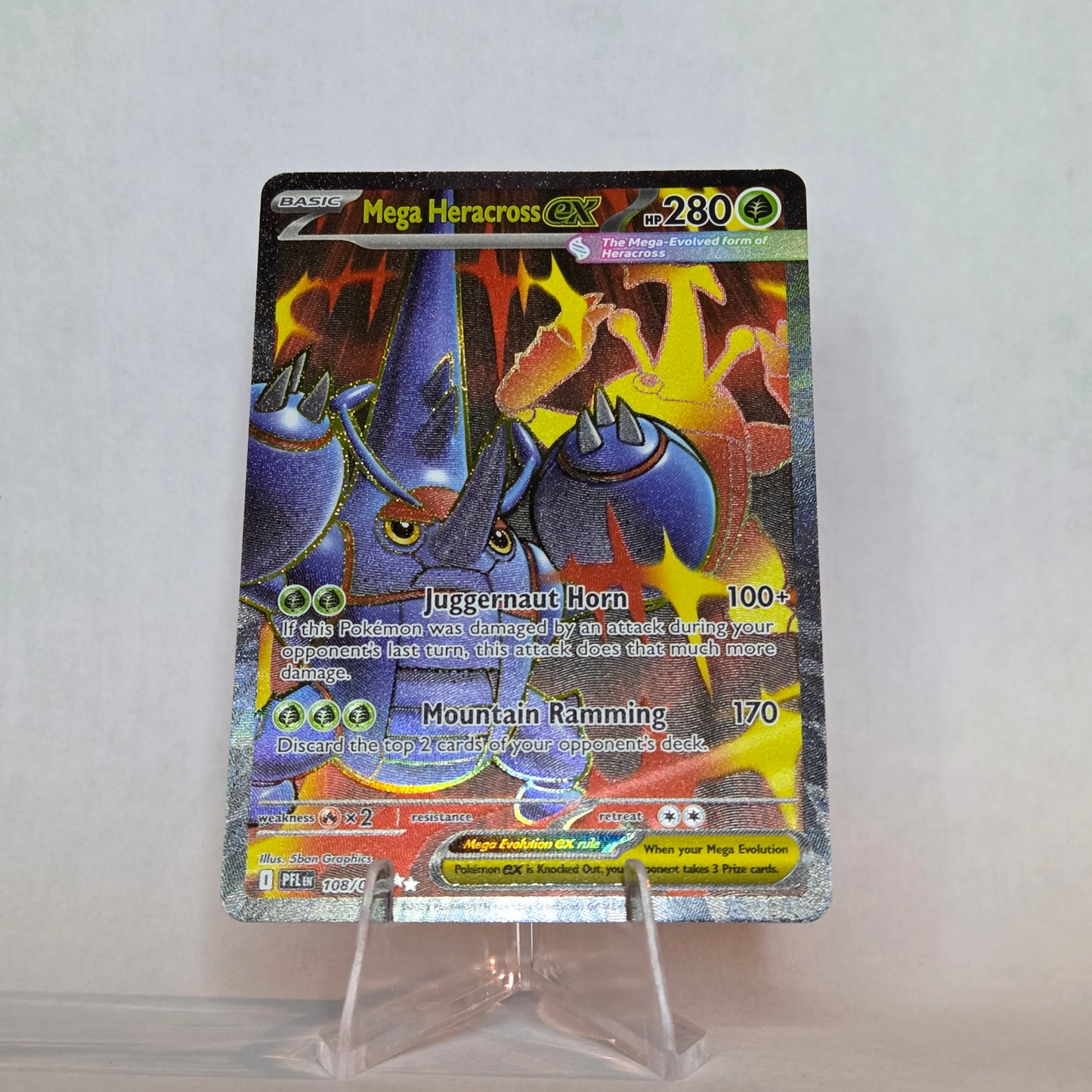 Mega Heracross ex (Full Art) #108 - Phantasmal Flames