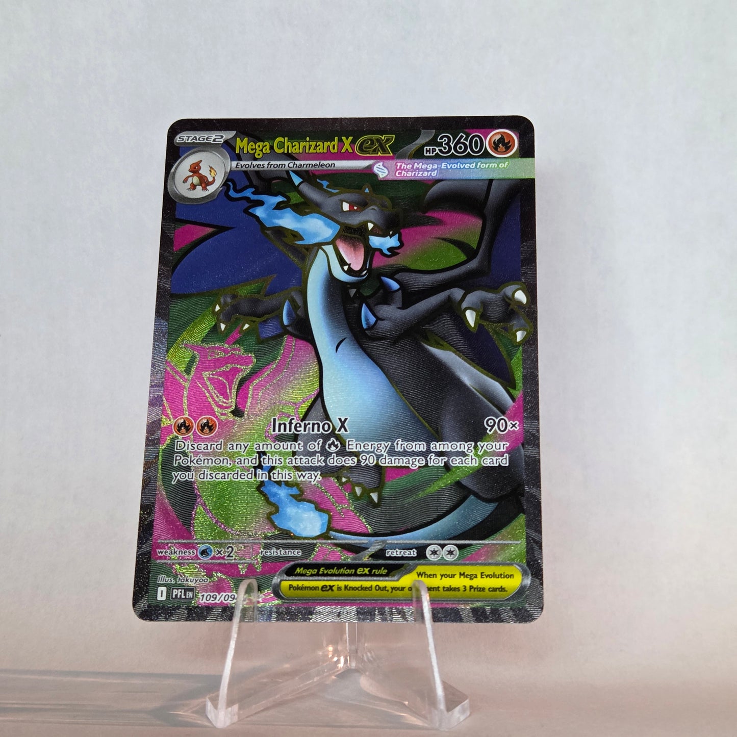 Mega Charizard X ex (Full Art) #109 - Phantasmal Flames