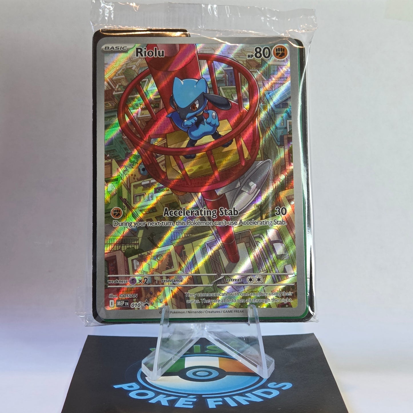 Riolu #010 Black Label ETB Promo (Sealed) - Mega Evolution