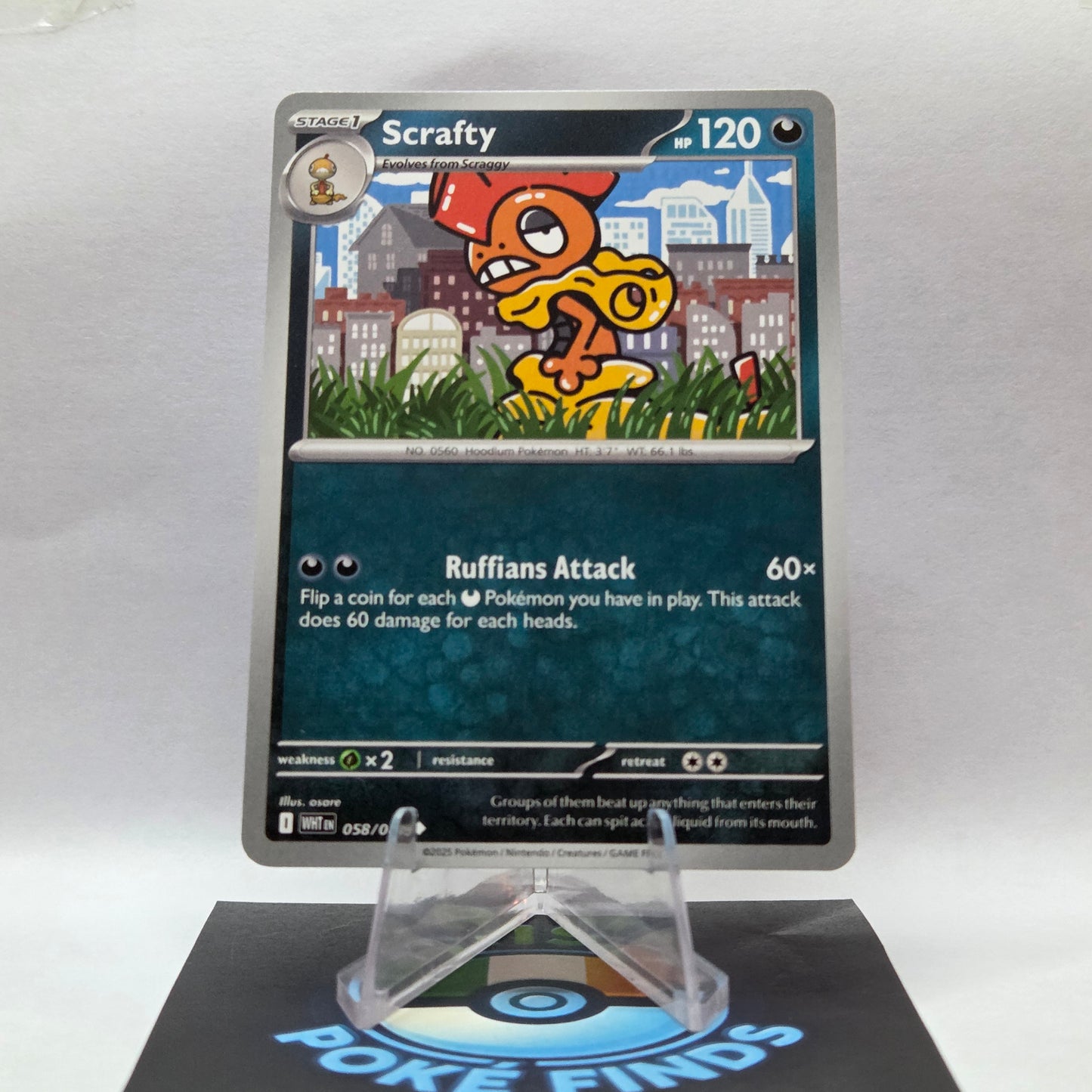 Scrafty #058 - White Flare